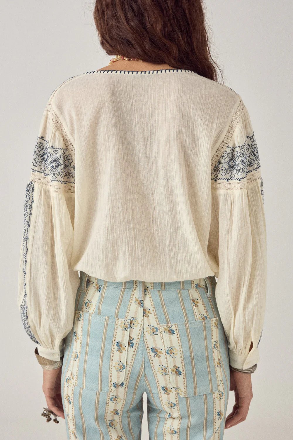 Maison Hotel Claudia Blouse Indigo Poet - Fifi & Moose BoutiqueFifi & Moose BoutiqueFifi & Moose BoutiqueBlouse