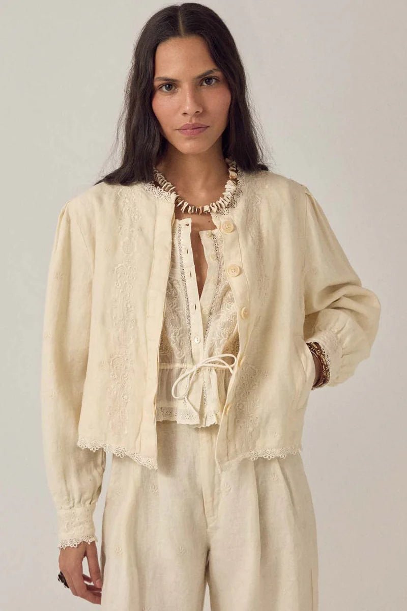 Maison Hotel Otelo Jacket Linen Solstice - Fifi & Moose BoutiqueFifi & Moose BoutiqueFifi & Moose BoutiqueCoats & Jackets