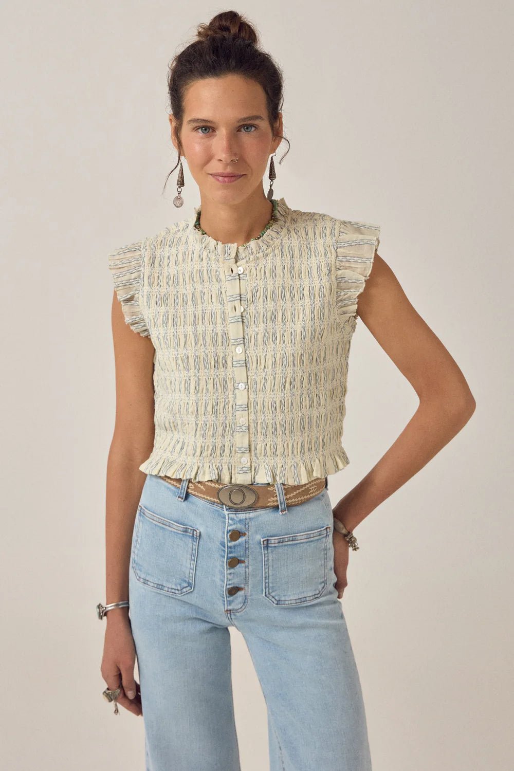 Maison Hotel Patmos Omaris Blouse - Fifi & Moose BoutiqueFifi & Moose BoutiqueFifi & Moose BoutiqueBlouse