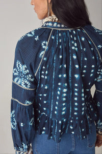 Maison Hotel Shibori Sora Blouse - Fifi & Moose BoutiqueFifi & Moose BoutiqueFifi & Moose BoutiqueBlouse