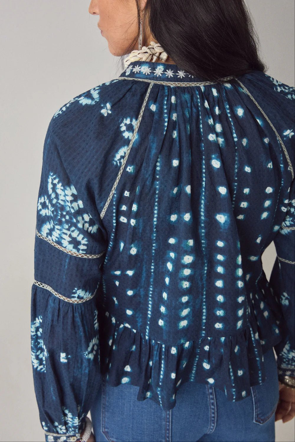 Maison Hotel Shibori Sora Blouse - Fifi & Moose BoutiqueFifi & Moose BoutiqueFifi & Moose BoutiqueBlouse