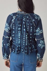 Maison Hotel Shibori Sora Blouse - Fifi & Moose BoutiqueFifi & Moose BoutiqueFifi & Moose BoutiqueBlouse