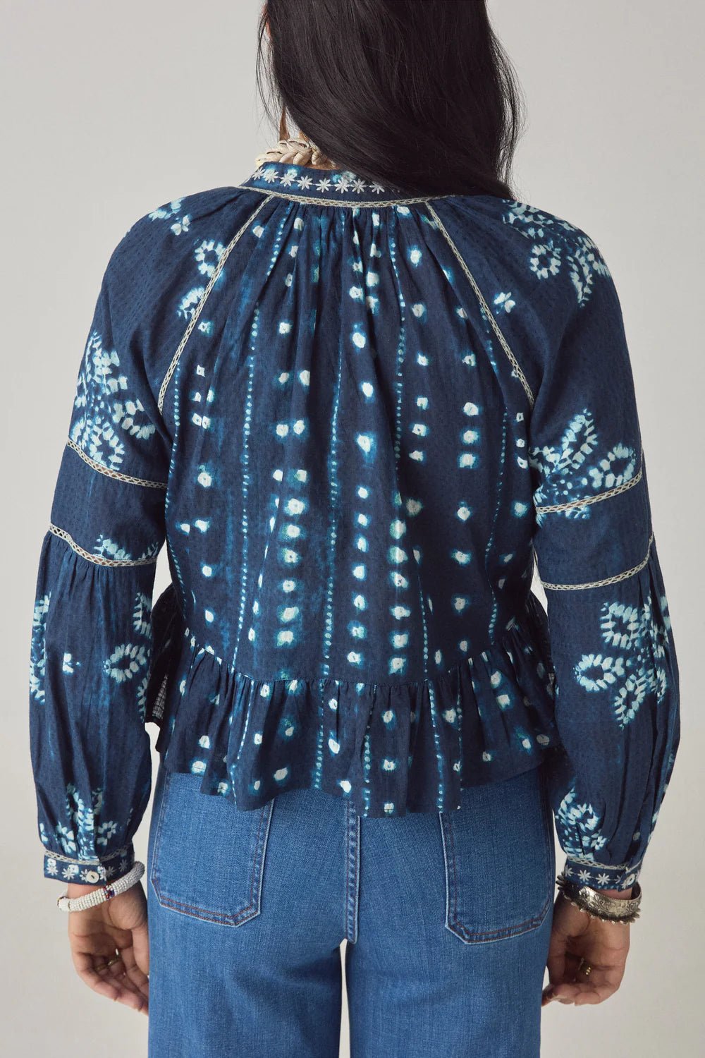 Maison Hotel Shibori Sora Blouse - Fifi & Moose BoutiqueFifi & Moose BoutiqueFifi & Moose BoutiqueBlouse