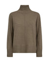 Mos Mosh MMAima Cashmere Highneck Knit in Brindle - Fifi & Moose BoutiqueFifi & MooseFifi & Moose BoutiqueClothing