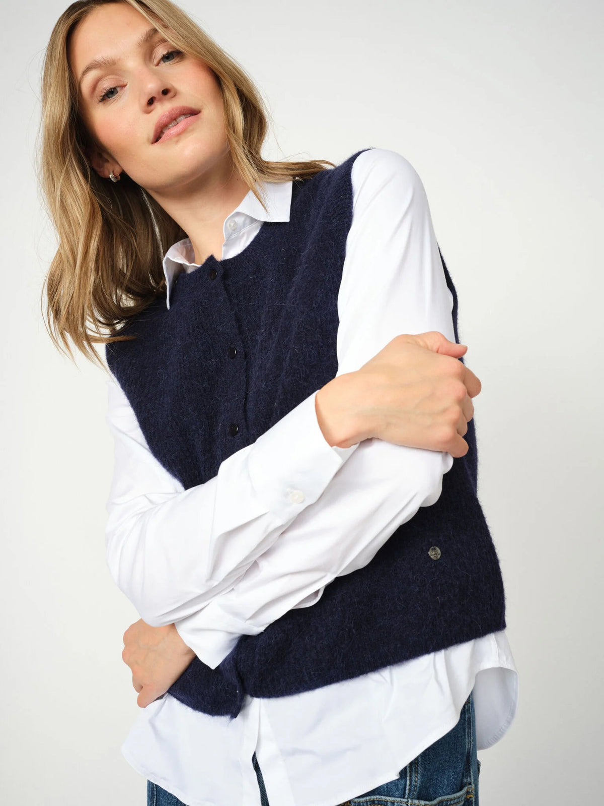 Mos Mosh MMAlmine Thora Knit Vest - Fifi & Moose BoutiqueFifi & MooseFifi & Moose BoutiqueClothing