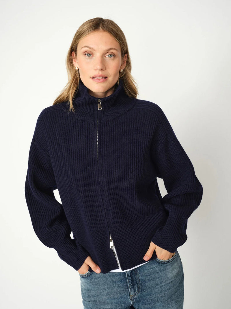 Mos Mosh MMAmity Zip Knit Cardigan - Fifi & Moose BoutiqueFifi & MooseFifi & Moose BoutiqueCardigans