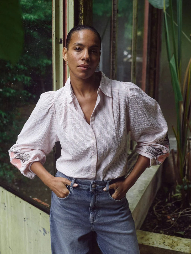 Mos Mosh MMCiu Oxfo Shirt in Peachy - Fifi & Moose BoutiqueFifi & Moose BoutiqueFifi & Moose BoutiqueClothing