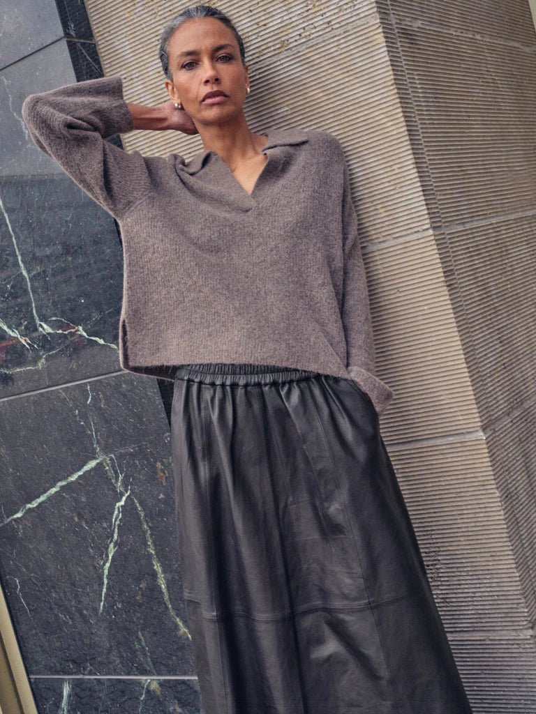Mos Mosh MMDeena Leather Skirt - Fifi & Moose BoutiqueFifi & MooseFifi & Moose BoutiqueClothing