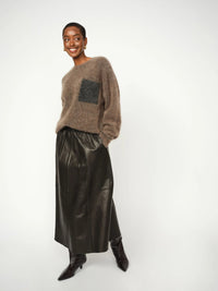 Mos Mosh MMDeena Leather Skirt - Fifi & Moose BoutiqueFifi & MooseFifi & Moose BoutiqueClothing
