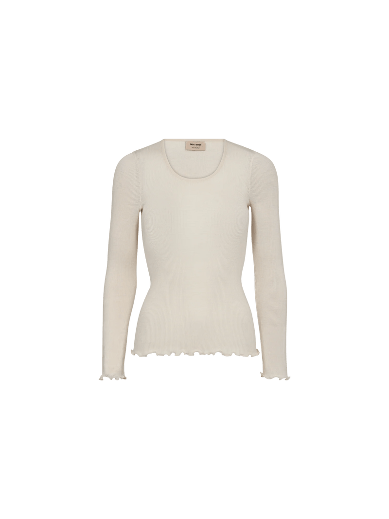 Mos Mosh MMElaine O - LS Seamless Tee Ecru - Fifi & Moose BoutiqueFifi & MooseFifi & Moose BoutiqueClothing