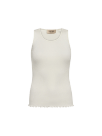 Mos Mosh MMElaine Seamless Tank Top Ecru - Fifi & Moose BoutiqueFifi & MooseFifi & Moose BoutiqueClothing