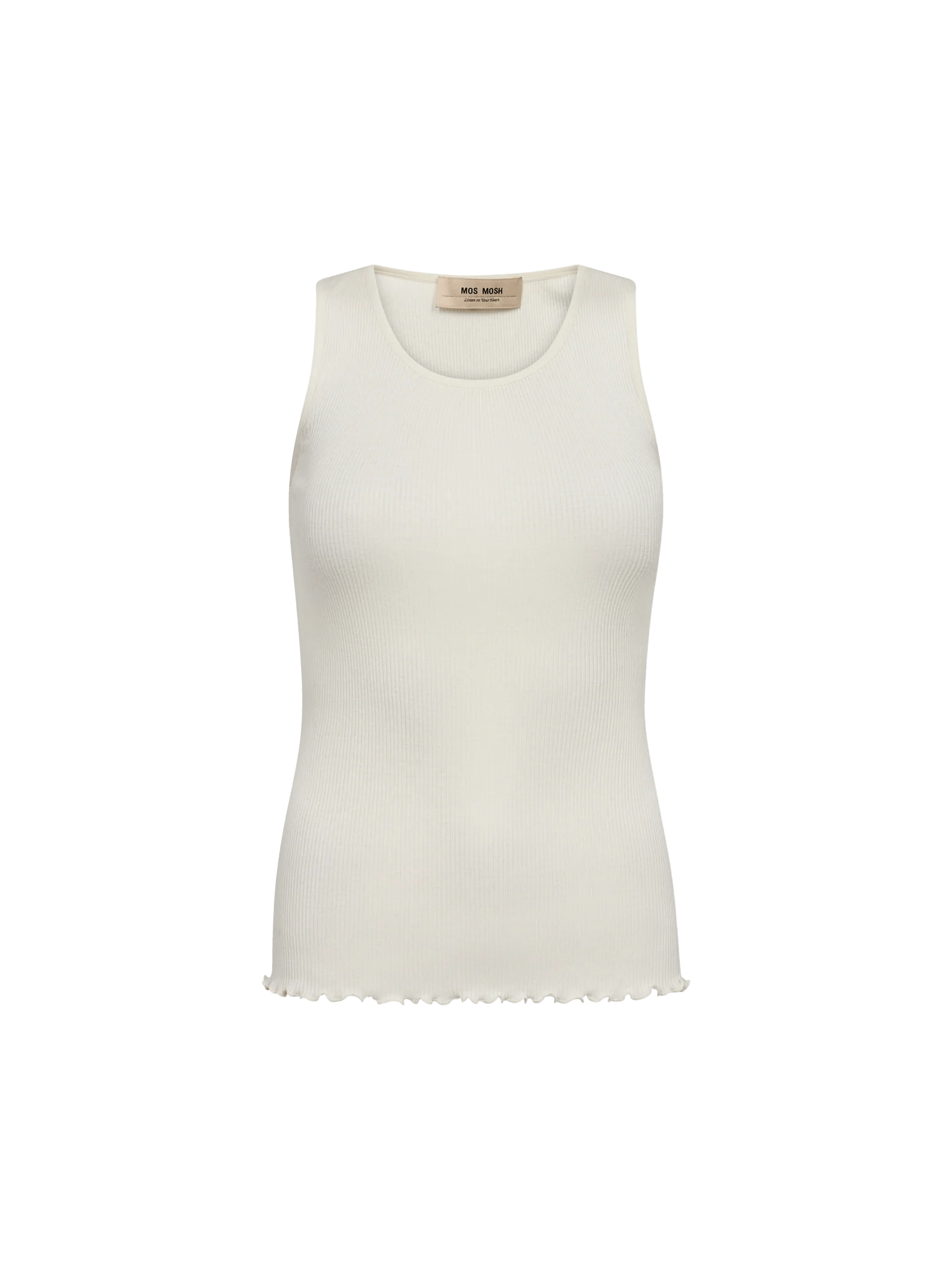 Mos Mosh MMElaine Seamless Tank Top Ecru - Fifi & Moose BoutiqueFifi & MooseFifi & Moose BoutiqueClothing
