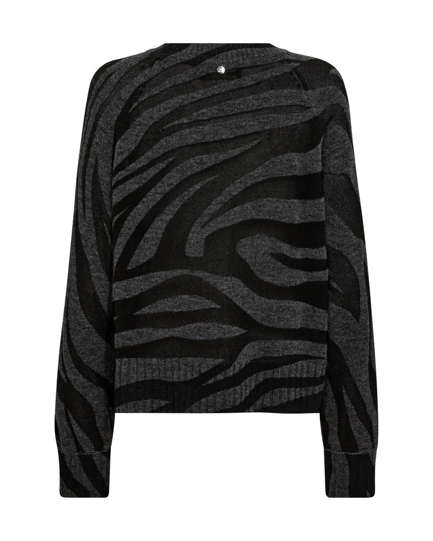 Mos Mosh MMHala Zebra Knit Pullover - Fifi & Moose BoutiqueFifi & Moose BoutiqueFifi & Moose BoutiqueClothing