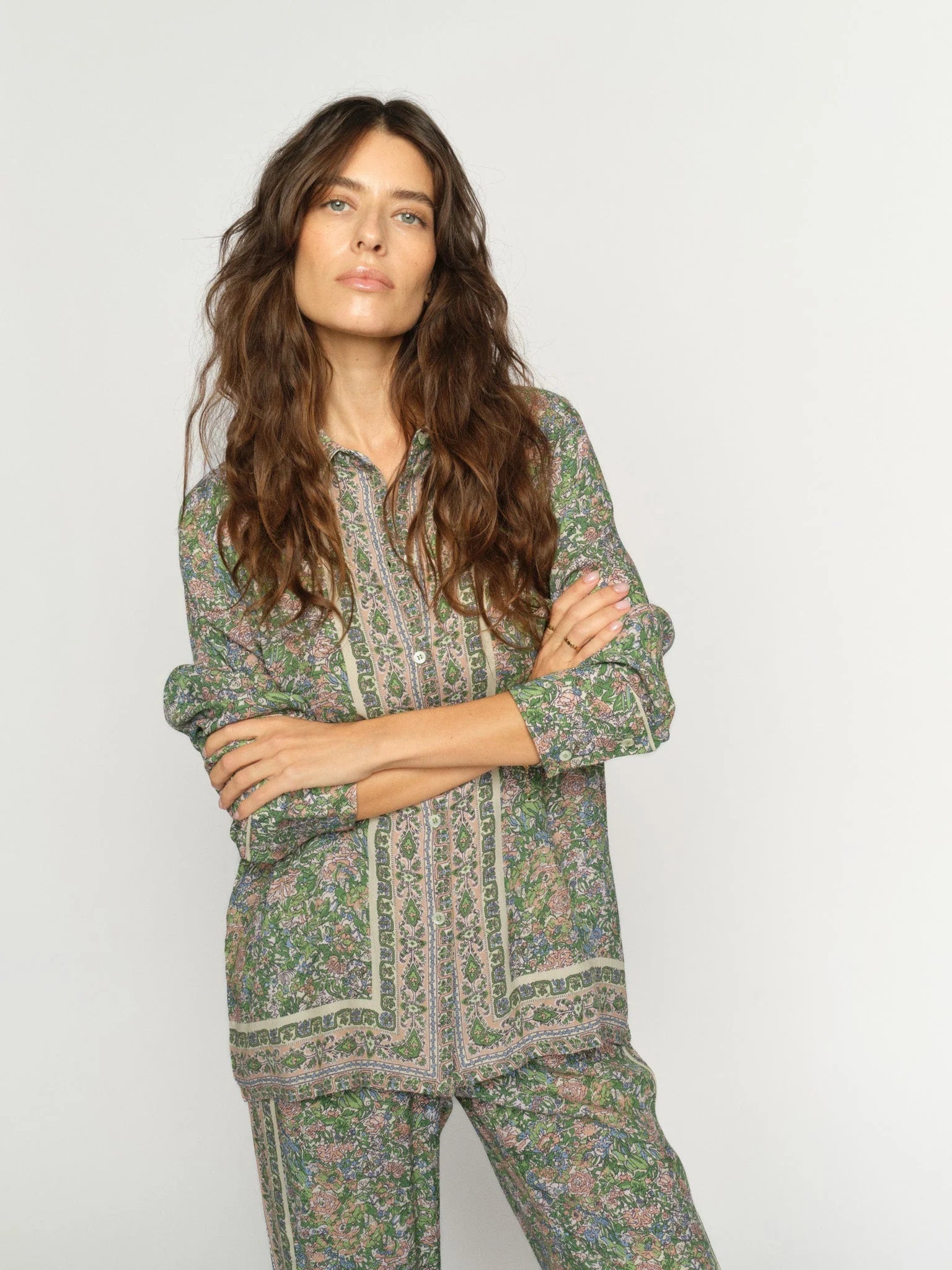 Mos Mosh MMKana Flowish Orchid Shirt - Fifi & Moose BoutiqueFifi & Moose BoutiqueFifi & Moose BoutiqueClothing