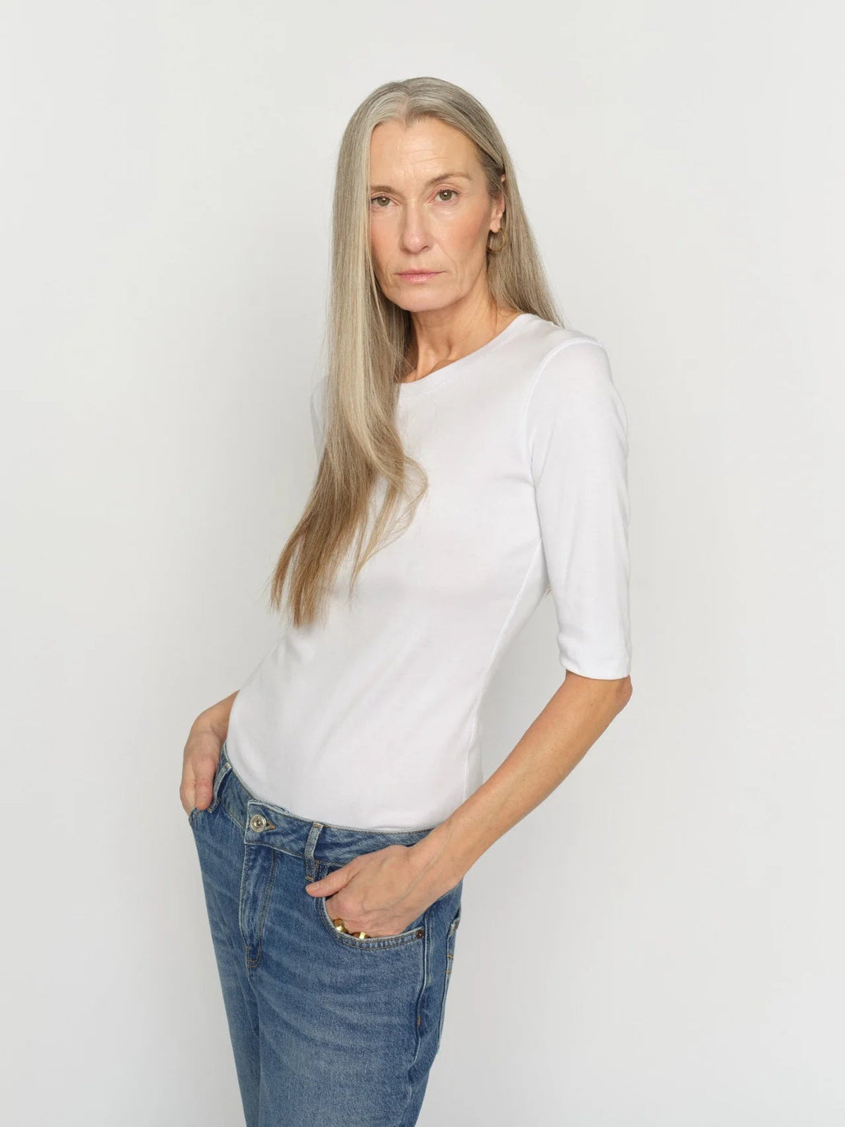 Mos Mosh MMMali O - neck ¾ Sleeve Tee - Fifi & Moose BoutiqueFifi & Moose BoutiqueFifi & Moose BoutiqueClothing