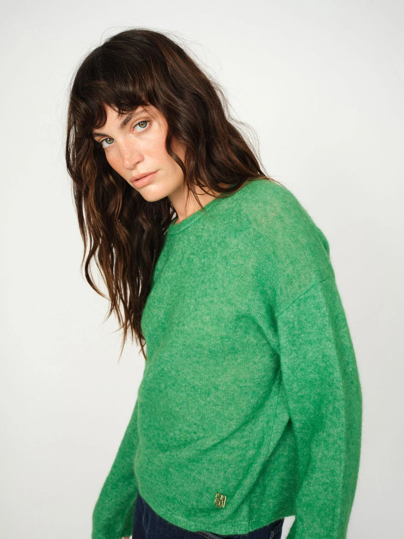 Mos Mosh MMMape O - Neck Knit - Fifi & Moose BoutiqueFifi & Moose BoutiqueFifi & Moose BoutiqueClothing