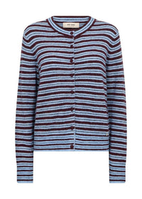 Mos Mosh MMMilvi Stripe Cardigan - Fifi & Moose BoutiqueFifi & Moose BoutiqueFifi & Moose BoutiqueCardigans