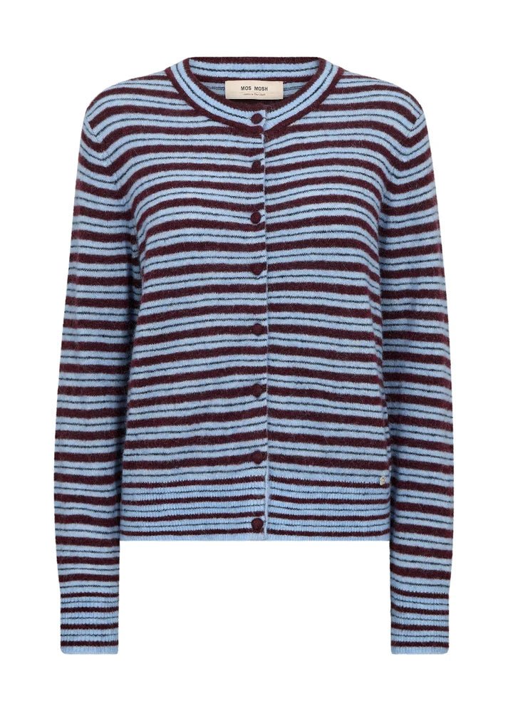 Mos Mosh MMMilvi Stripe Cardigan - Fifi & Moose BoutiqueFifi & Moose BoutiqueFifi & Moose BoutiqueCardigans