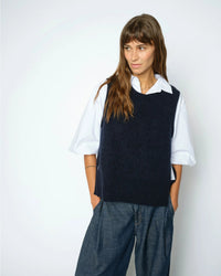 Mos Mosh MMThora Tie Knit Vest - Fifi & Moose BoutiqueFifi & Moose BoutiqueFifi & Moose BoutiqueTop