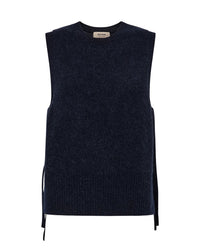 Mos Mosh MMThora Tie Knit Vest - Fifi & Moose BoutiqueFifi & Moose BoutiqueFifi & Moose BoutiqueTop