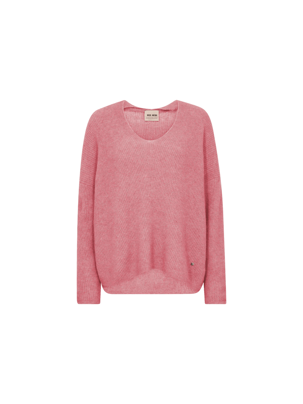 Mos Mosh MMThora V - Neck Knit in Dusty Rose - Fifi & Moose BoutiqueFifi & Moose BoutiqueFifi & Moose BoutiqueClothing
