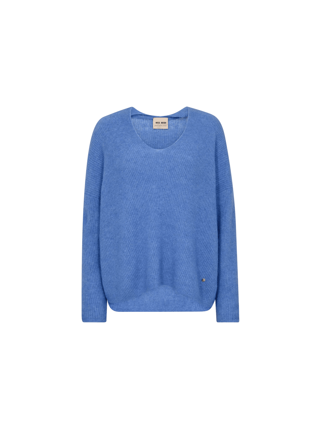 Mos Mosh MMThora V - Neck Knit in Ultramarine - Fifi & Moose BoutiqueFifi & Moose BoutiqueFifi & Moose BoutiqueClothing