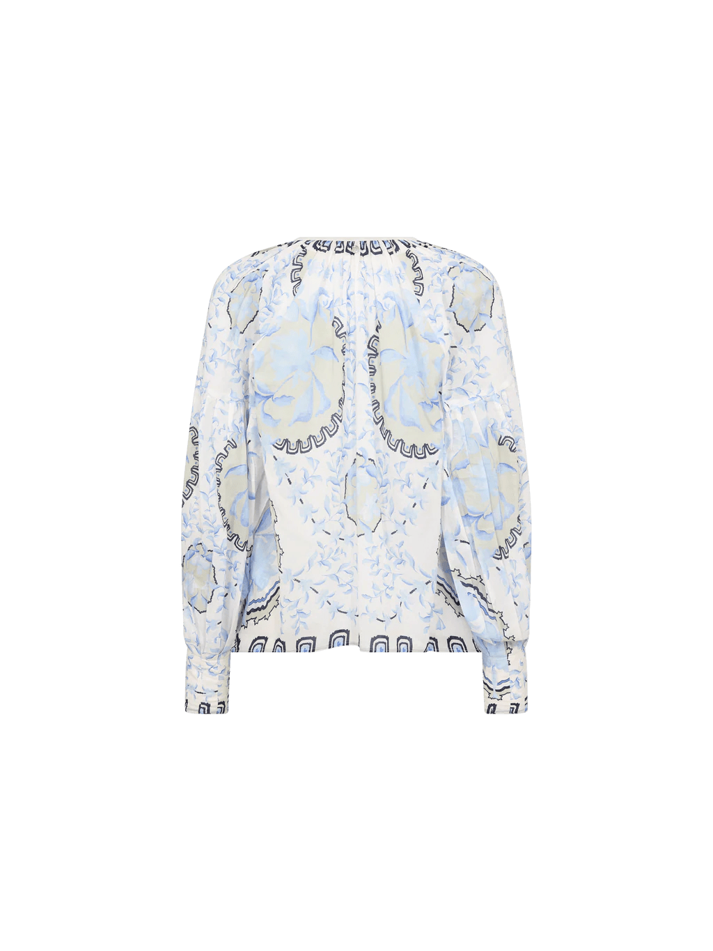 Mos Mosh MMWylde Orchid Blouse in Brunnera Blue - Fifi & Moose BoutiqueFifi & Moose BoutiqueFifi & Moose BoutiqueBlouse