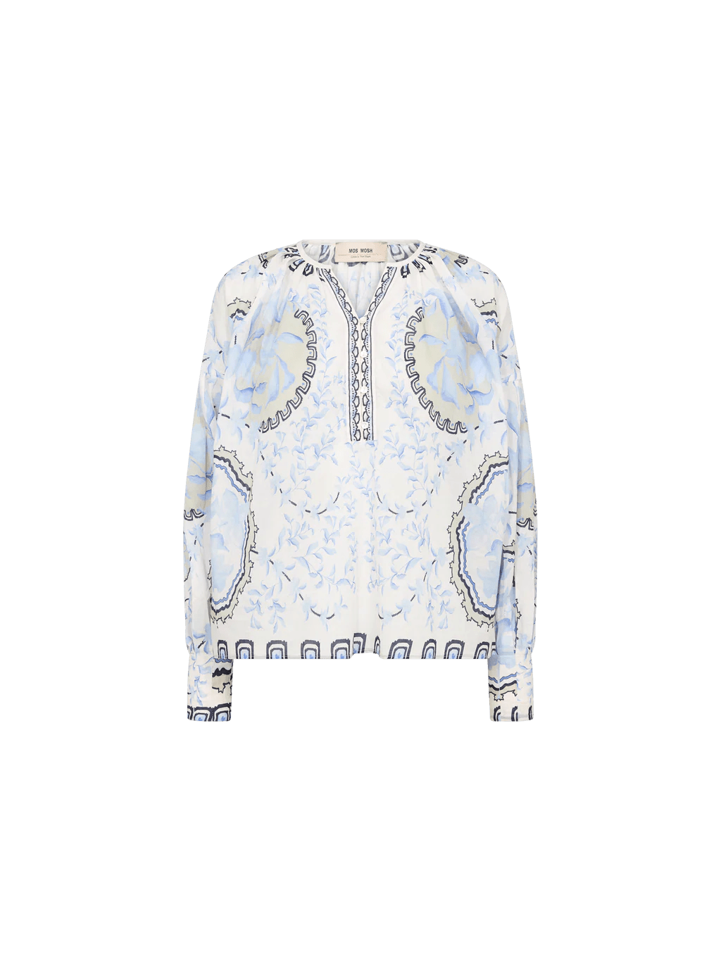 Mos Mosh MMWylde Orchid Blouse in Brunnera Blue - Fifi & Moose BoutiqueFifi & Moose BoutiqueFifi & Moose BoutiqueBlouse
