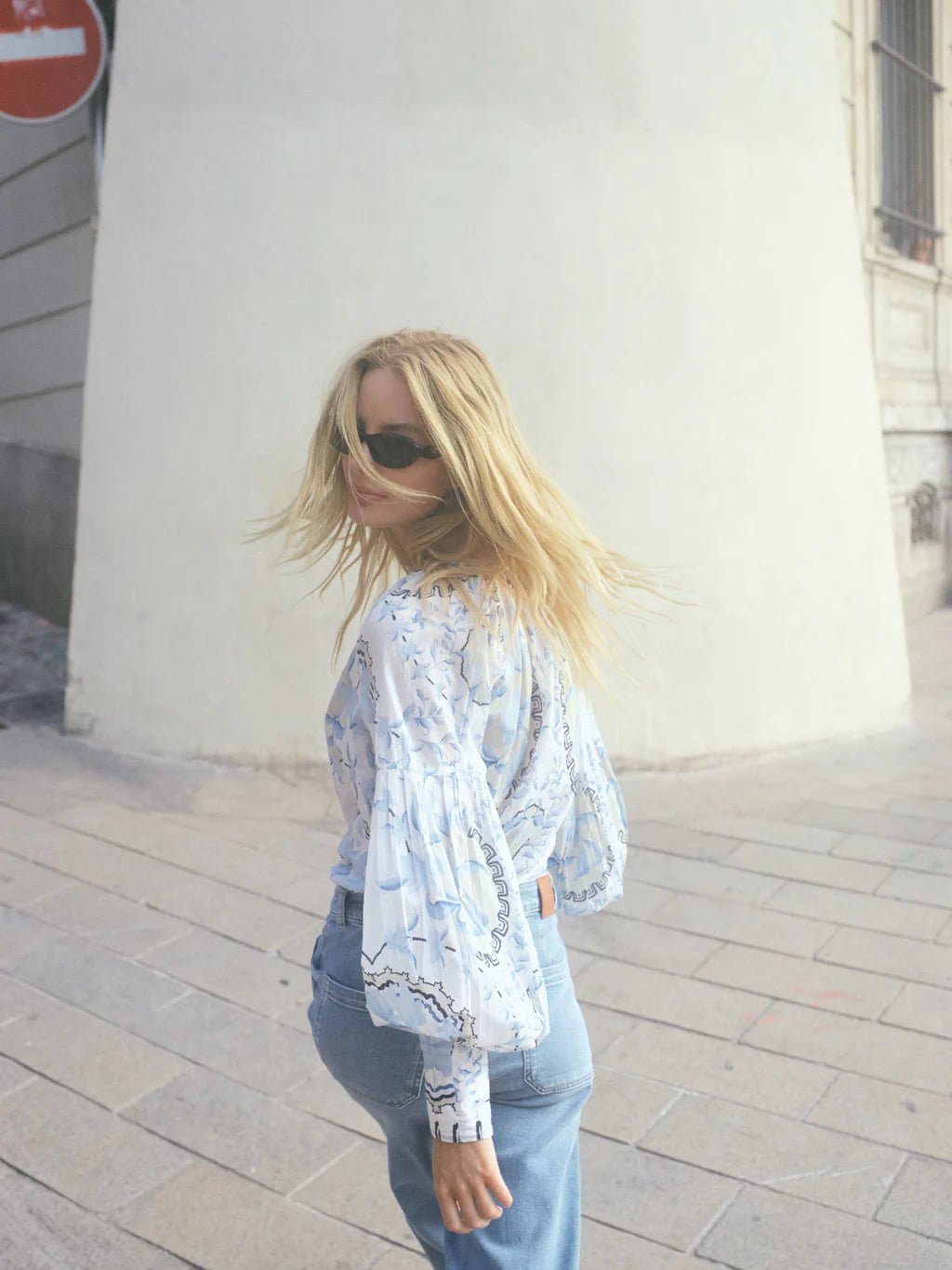 Mos Mosh MMWylde Orchid Blouse in Brunnera Blue - Fifi & Moose BoutiqueFifi & Moose BoutiqueFifi & Moose BoutiqueBlouse