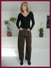 Nooki Ditta Leopard Barrel Leg jeans - Fifi & Moose BoutiqueFifi & Moose BoutiqueFifi & Moose BoutiqueJeans
