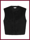 Nooki Edelweiss Faux Fur Gilet - Black - Fifi & Moose BoutiqueFifi & Moose BoutiqueFifi & Moose BoutiqueCoats & Jackets