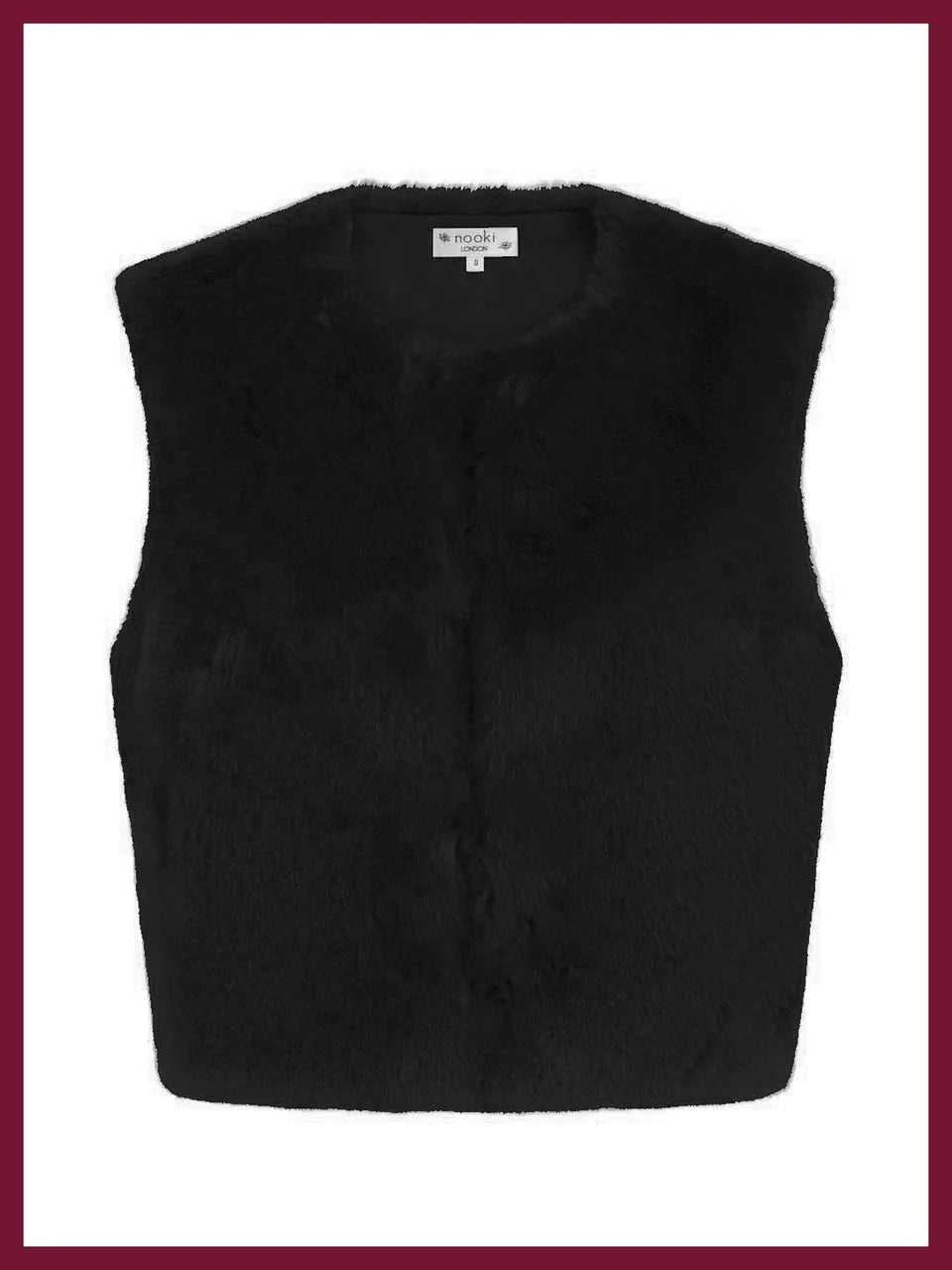 Nooki Edelweiss Faux Fur Gilet - Black - Fifi & Moose BoutiqueFifi & Moose BoutiqueFifi & Moose BoutiqueCoats & Jackets