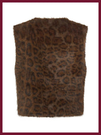 Nooki Edelweiss Faux Fur Gilet - Chocolate Leopard - Fifi & Moose BoutiqueFifi & Moose BoutiqueFifi & Moose BoutiqueCoats & Jackets