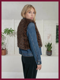 Nooki Edelweiss Faux Fur Gilet - Chocolate Leopard - Fifi & Moose BoutiqueFifi & Moose BoutiqueFifi & Moose BoutiqueCoats & Jackets