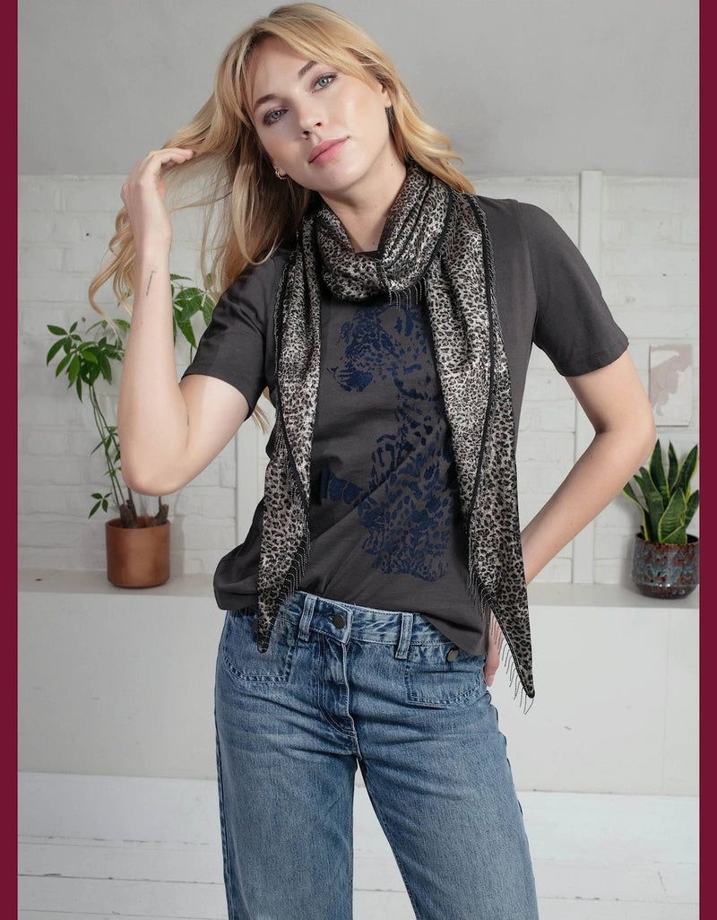 Nooki Frankin Scarf in Leopard - Fifi & Moose BoutiqueFifi & Moose BoutiqueFifi & Moose BoutiqueScarf