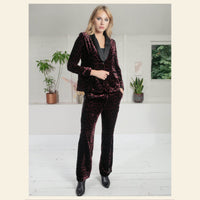 Nooki Sonia Tuxedo in Plum Leopard - Fifi & Moose BoutiqueFifi & Moose BoutiqueFifi & Moose BoutiqueCoats & Jackets