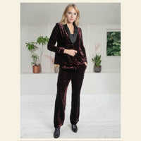 Nooki Sonia Tuxedo in Plum Leopard - Fifi & Moose BoutiqueFifi & Moose BoutiqueFifi & Moose BoutiqueCoats & Jackets