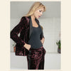 Nooki Sonia Tuxedo in Plum Leopard - Fifi & Moose BoutiqueFifi & Moose BoutiqueFifi & Moose BoutiqueCoats & Jackets