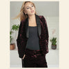 Nooki Sonia Tuxedo in Plum Leopard - Fifi & Moose BoutiqueFifi & Moose BoutiqueFifi & Moose BoutiqueCoats & Jackets