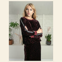 Nooki Tilda Bias Cut Skirt in Plum Leopard - Fifi & Moose BoutiqueFifi & Moose BoutiqueFifi & Moose BoutiqueClothing
