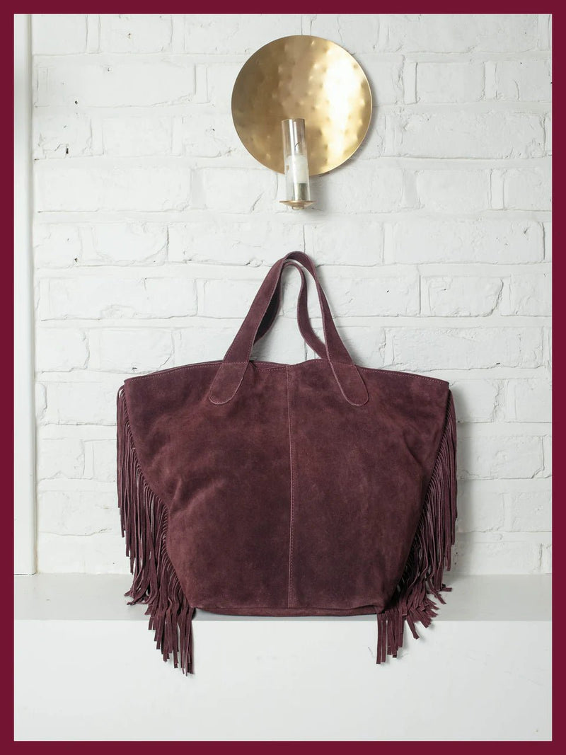 Nooki Vancouver Tote Bag - Plum - Fifi & Moose BoutiqueFifi & Moose BoutiqueFifi & Moose BoutiqueBag