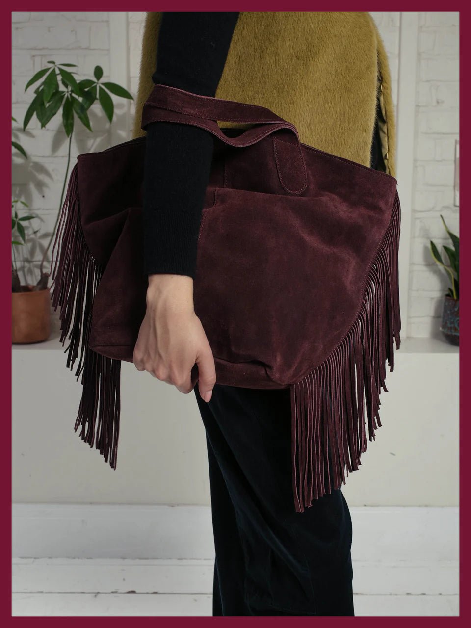 Nooki Vancouver Tote Bag - Plum - Fifi & Moose BoutiqueFifi & Moose BoutiqueFifi & Moose BoutiqueBag