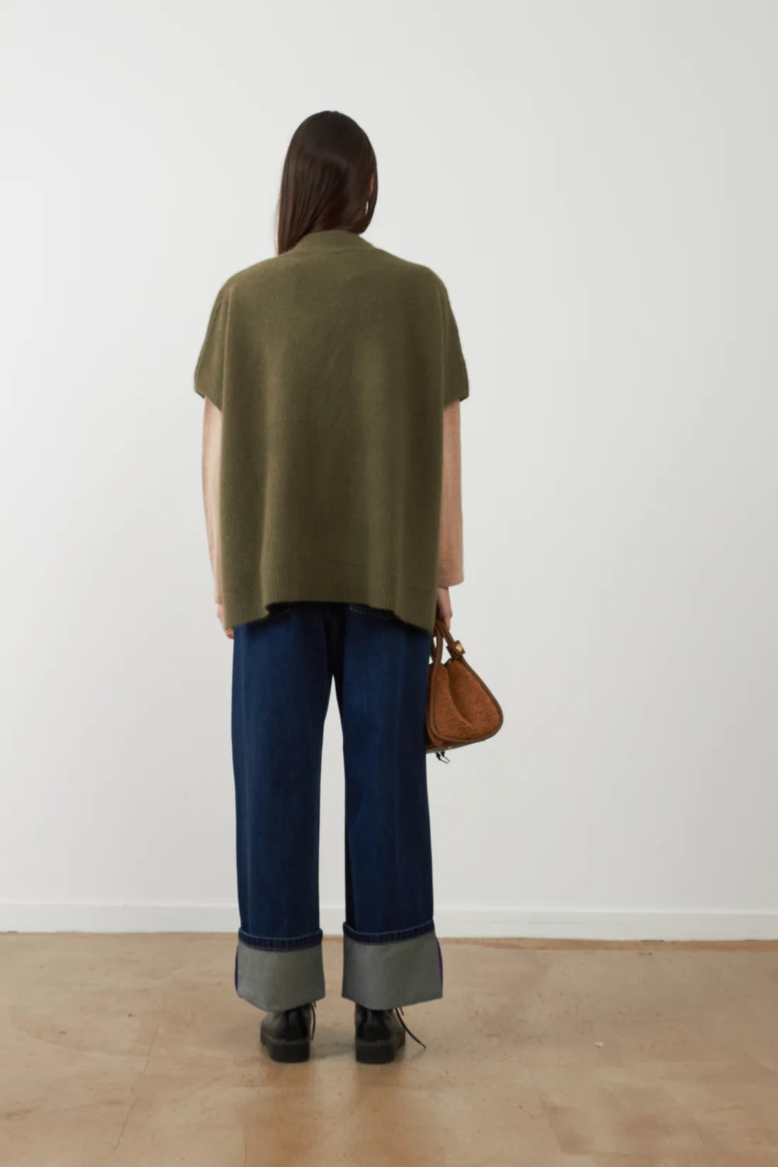 Orfeo Clarisse raccoon short-sleeved vest