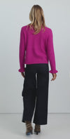 Lisa Todd The Allure Henley sweater - Hot Orchid