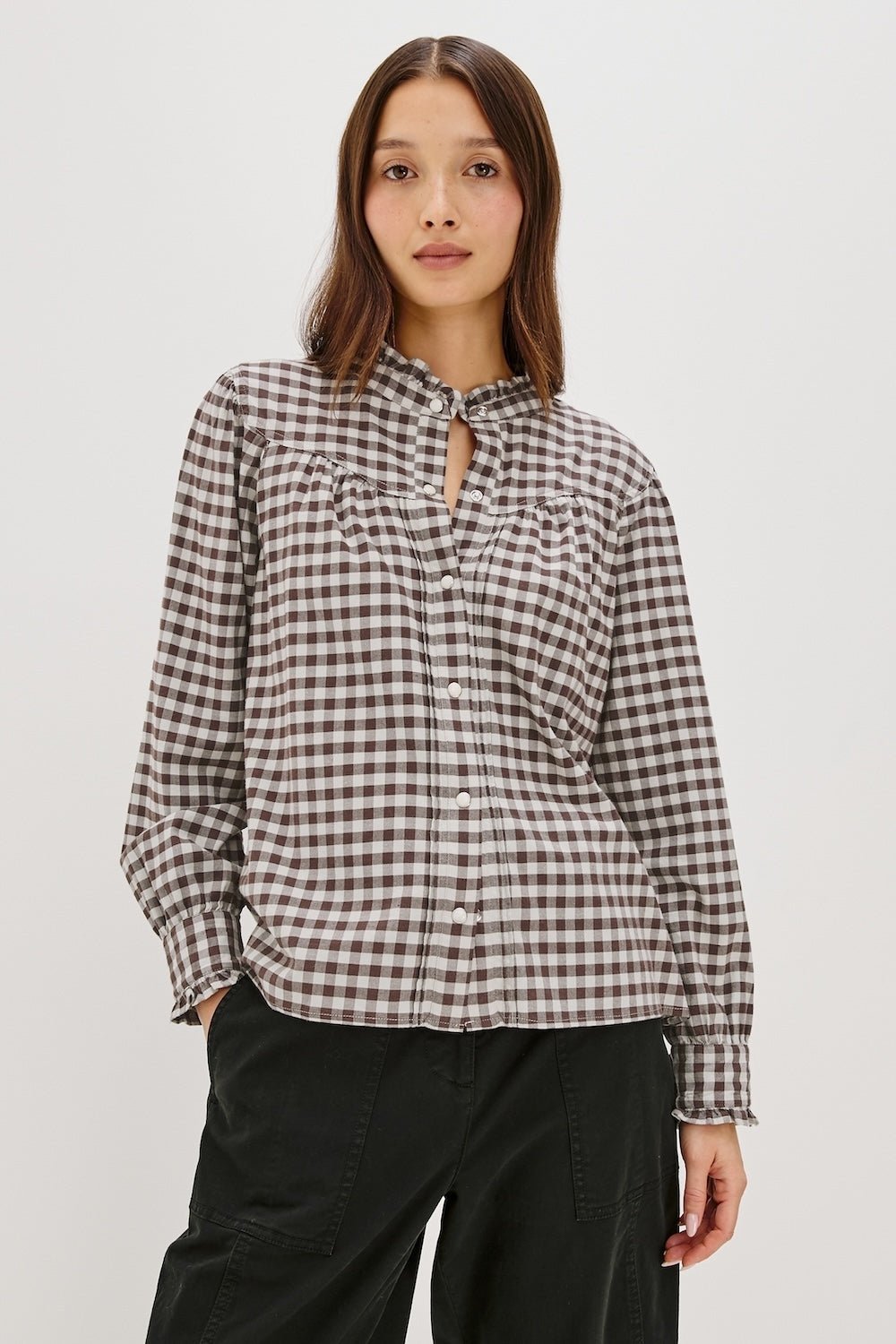 Rails Alanna Shirt - Chocolate Chip - Fifi & Moose BoutiqueFifi & MooseFifi & Moose BoutiqueClothing