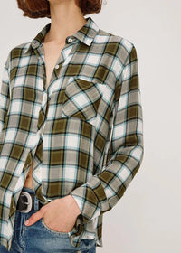 Rails Hunter Shirt - Olive Stone Blue - Fifi & Moose BoutiqueFifi & MooseFifi & Moose BoutiqueClothing