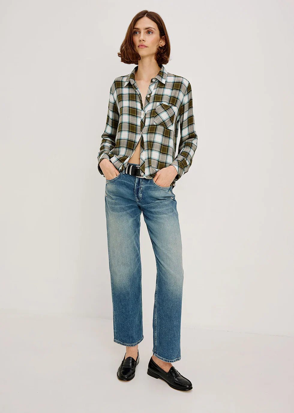 Rails Hunter Shirt - Olive Stone Blue - Fifi & Moose BoutiqueFifi & MooseFifi & Moose BoutiqueClothing