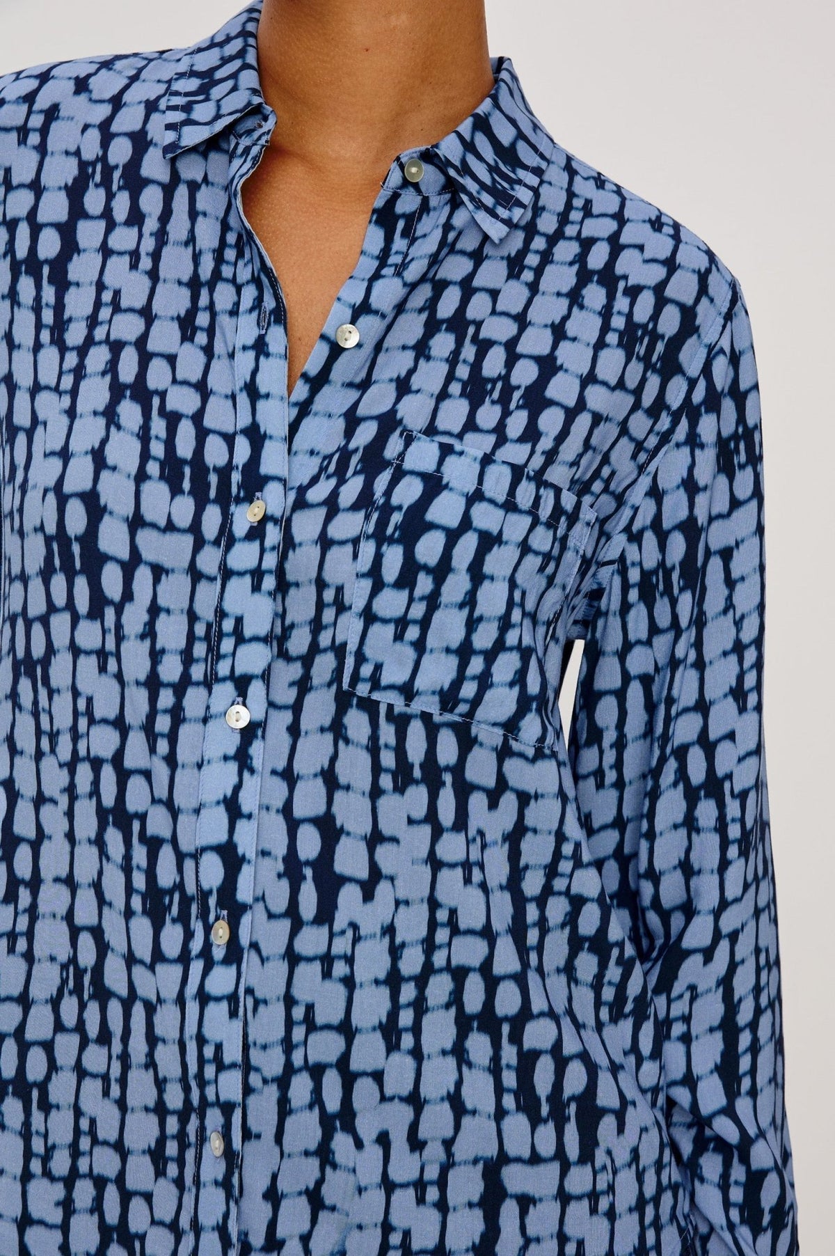 Rails Josephine Shirt - Indigo Shibori - Fifi & Moose BoutiqueFifi & MooseFifi & Moose BoutiqueClothing
