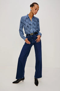Rails Josephine Shirt - Indigo Shibori - Fifi & Moose BoutiqueFifi & MooseFifi & Moose BoutiqueClothing