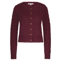Red Button Cardigan Fuzzy - Ruby - Fifi & Moose BoutiqueFifi & MooseFifi & Moose BoutiqueCardigans